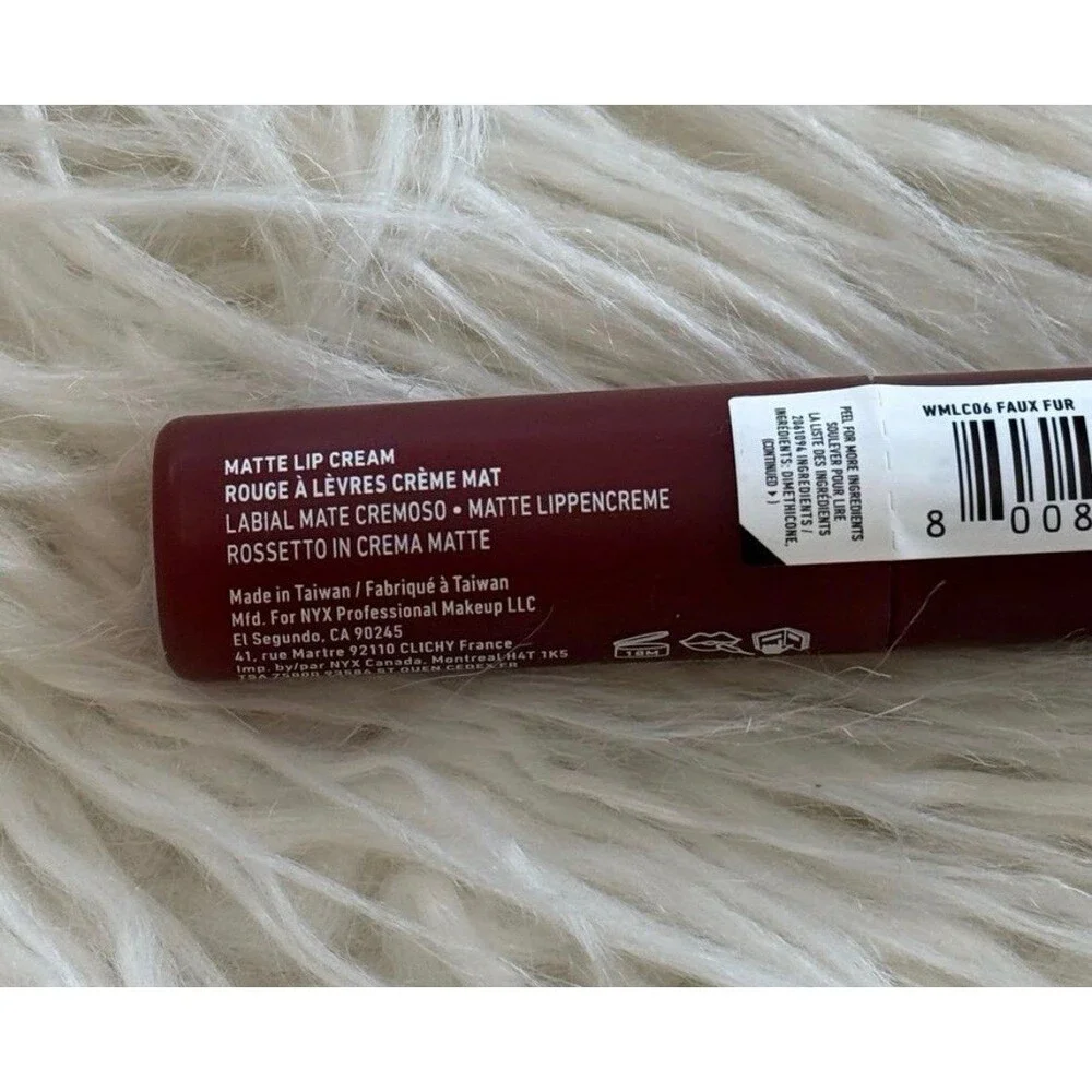 Nyx Smooth Whip Blurring Matte Lip Cream Faux Fur